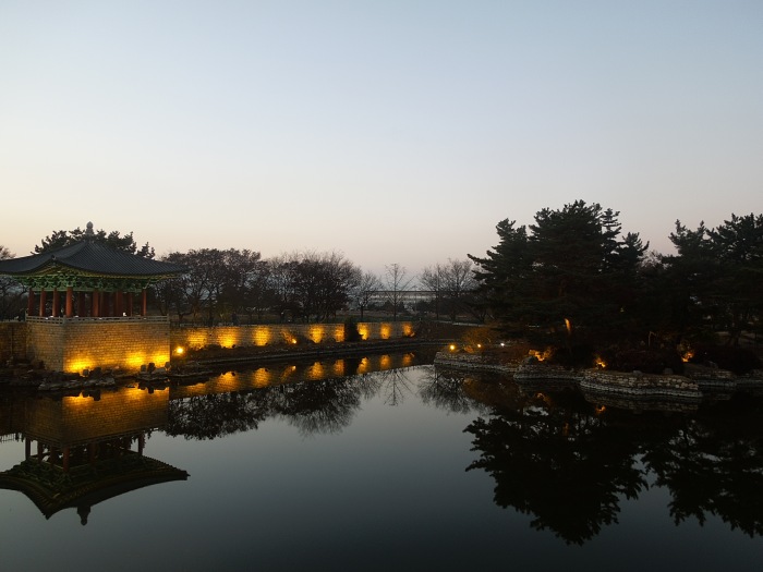 Corée, Gyeongju, Etang Anapji